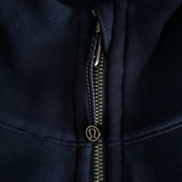 NWT Tag Lululemon Scuba Oversized Half-Zip 1/2 Zip Hoodie - XS/S True Navy Blue - Picture 4 of 9